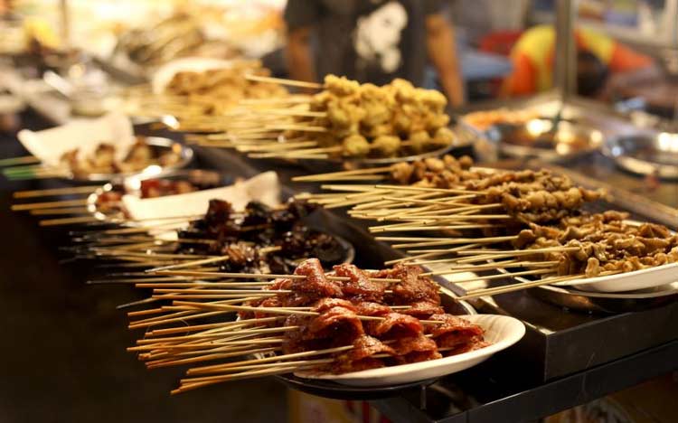 غذاهای خیابانی در مالزی