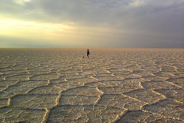 دریاچه نمک خور اصفهان