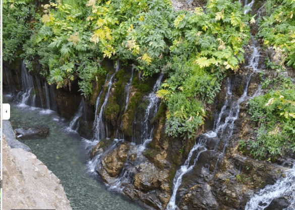 آبشار ارنگه جاده چالوس