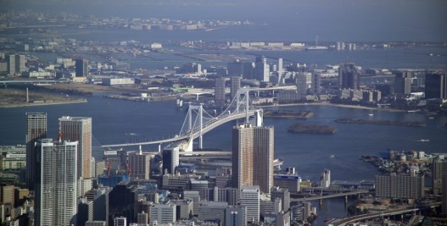 پل رنگین کمان توکیو ژاپن