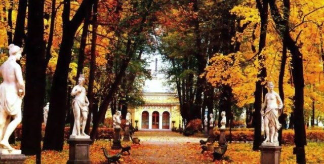 باغ تابستانی سنت پترزبورگ روسیه