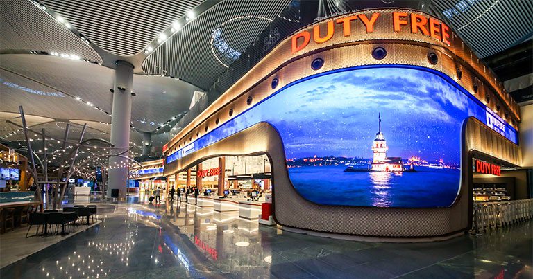 مدرترین و بزرگ ترین فرودگاه ترکیه در شهر استانبول