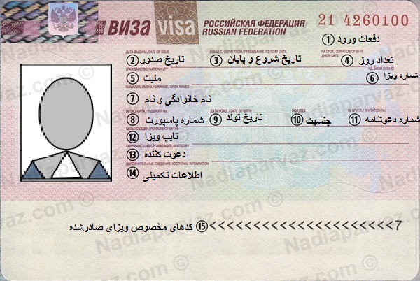 ویزای روسیه برای ایرانی ها