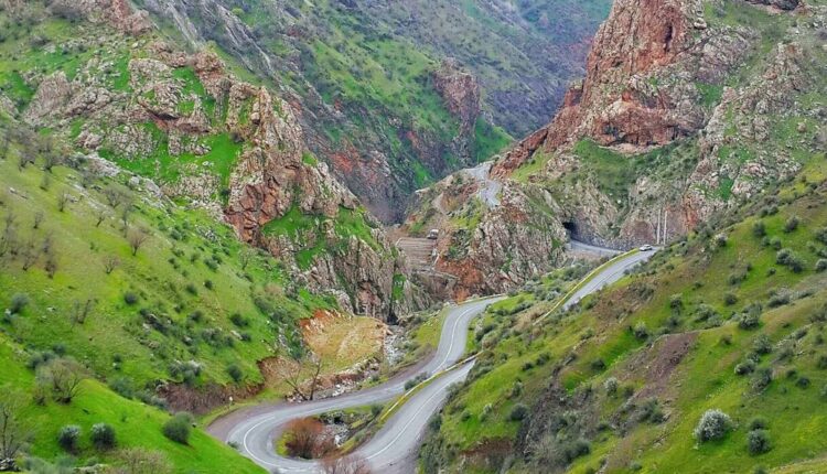 زیباترین جاده های کردستان