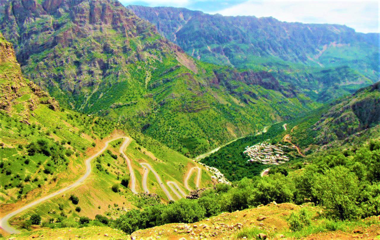 زیباترین جاده های کردستان