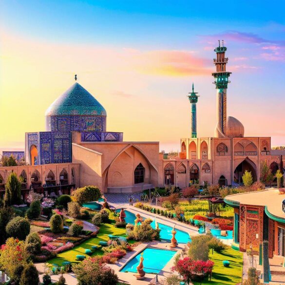 مکان های تاریخی شیراز از دید هوش مصنوعی