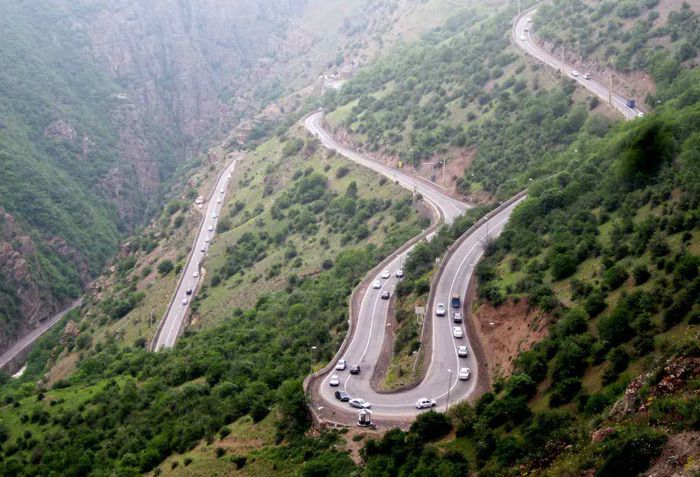 فاصله تهران تا رامسر از جاده چالوس