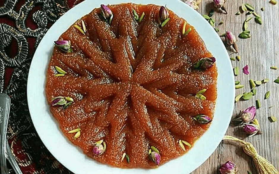 طرز تهیه حلوای اوماج